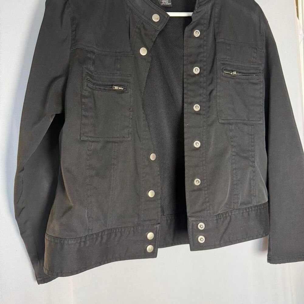 Massimo Women's Black and Grey Jacket
